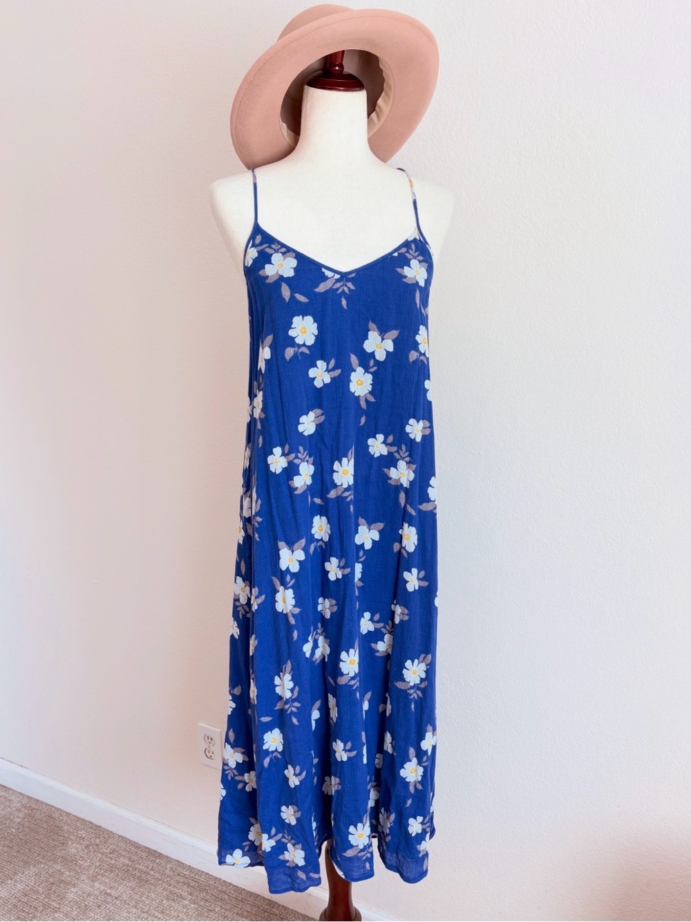 Michael Stars Regatta Taylor 90s Cotton Slip Midi Dress